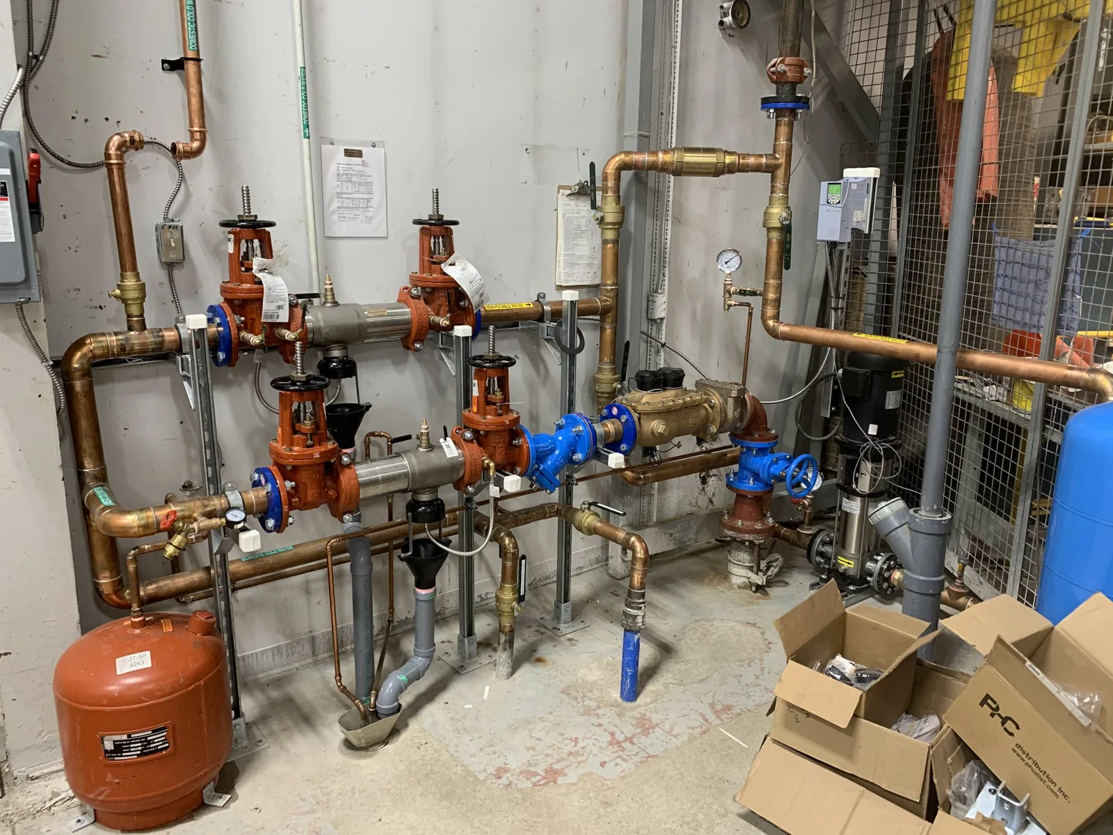 Commercial pipework and mechanical installation